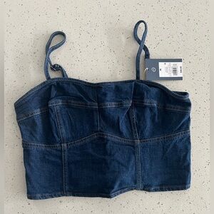 Denim Crop Top